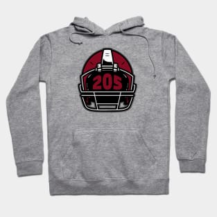 Retro Football Helmet 205 Area Code Tuscaloosa Alabama Football Hoodie